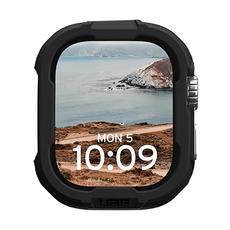 UAG 耐衝擊保護殼 V2，適用於 Apple Watch Ultra 2 / Ultra 49mm, Apple Watch 49mm, 黑色, 1個