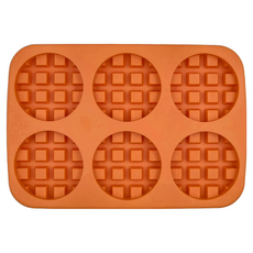 KAI 貝印 House 6格圓型格子鬆餅模 DL-6247, 1個