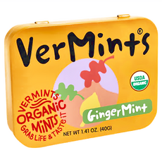VERMINTS 美國有機清口糖 薑汁風味 40g 美國生產, 1個