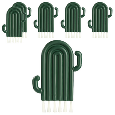 小麥購物 杯蓋刷 E079 21g, 6支, 仙人掌 深墨綠