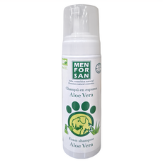 MEN FOR SAN 寵物乾洗蘆薈慕斯, 200ml, 1瓶
