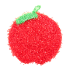 造型菜瓜布 包含吐司/蘋果/草莓/笑臉 厚度約1cm, 6個, 1組