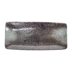 WORTH IT 渥思 日式復古陶瓷長盤 11吋-黑珍珠, 28 x 13 x 2.5cm, 1個