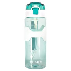 CLARE 彈蓋隨行吸管壼, 絲蘭綠, 800ml, 1個
