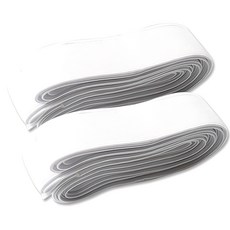 東大門鈕扣王 彈力橡膠鬆緊帶 1.5cm 5碼, 2個, 白色