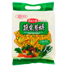 惠香 農村小鎮蔬菜蔥餅 獨立包裝 添加紫菜 香蔥口味, 252g, 1袋