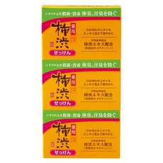 KUMANO 熊野油脂 四季柿涉保濕皂, 100g, 3個