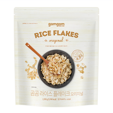 gomgom 脆米片, 原味, 1.5kg, 1包