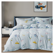 60支100%純天絲TENCEL 床包兩用被四件組