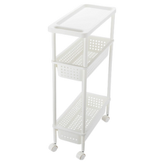 KEYWAY 聯府 可推式隙縫三層架 附輪, AH53