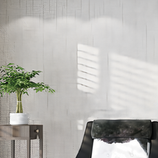 WA. WALL ART 亞麻布紋壁貼 日式防水壁紙, 淺灰色