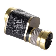 LEADER X MAUSER 8x 德國軍工迷你便攜式單筒望遠鏡 黃銅 輕巧易攜帶, 10 x 6 x 5cm, 24mm