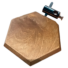 日月鉄工所 手沖咖啡組六角Set 櫸木材質, 原木色、黑色, 1組