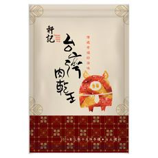 軒記台灣肉乾王 真空系 蜜汁起司珍豬瓦片, 150g, 1包