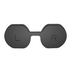 DOBE PS VR2 鏡頭保護蓋 頭戴裝置防塵蓋 副廠 保護鏡頭防污防刮, 單一商品, 黑色, 1組