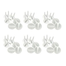 Aguard安全220伏特插座保護蓋 凸出型 預防觸電 黏貼式, 45 x 42.5mm, 白色, 36個