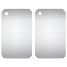 不鏽鋼砧板 Set 2個, 30 x 19.5cm 717g