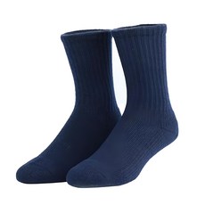 FOOTER Ultra 素色極暖登山羊毛襪 厚氣墊 W191 L(24~27cm) 藏青色, 1雙