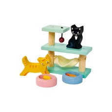 tender leaf 寵物貓咪爬架 玩具, 1組, 多色