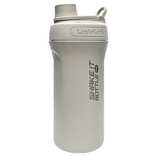 LocknLock 樂扣樂扣 Proshaker 不鏽鋼搖搖杯, 650ml, 304不鏽鋼材質, 雙層真空壁設計, 淺灰色, 1個