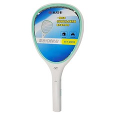 尚朋堂 電池式三層捕蚊拍, 快速滅蚊及各種昆蟲 室內室外專用, 44.5 x 21cm, SET-DW02