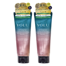 YOLU 平靜夜間修護髮膜 145g 晚香玉與麝香, 2條