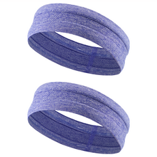 MICHAEL FITNESS 麥克健身 運動頭巾 淡紫色 寬4.8cm 周長45cm, 2條