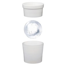 like-it 日本製圓形冰塊制冰器, 白色, 1個