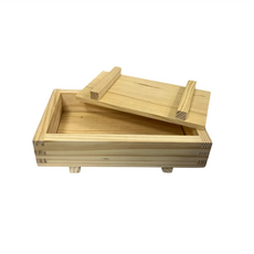 菊川本味 木壽司模具 無漆 長方 17.3 x 10.2 x 6cm, 1個, 單一顏色