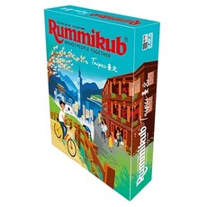 Rummikub 拉密 城市版 桌遊 紙盒(21 × 26.5 × 5cm) 牌型(2.5 × 3.7cm), 臺北, 1個