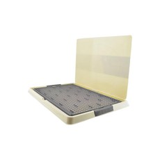 Dr.LeE 折疊式防抓式狗便盆 灰色 方便收納, 44.5 x 33.8 x 2.5cm, 1個