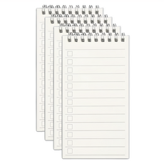 J4 透明封面便攜迷你筆記本 重點線條款, 點線, 4本