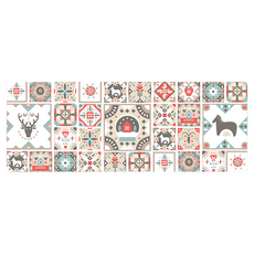 半島良品 PVC防油防水皮革地墊, 236 木馬小鹿, 1件