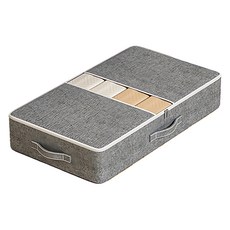 Mini嚴選 抽屜式可視衣物收納袋 CN464-G 大(80 x 47 x 15cm), 灰色, 1個