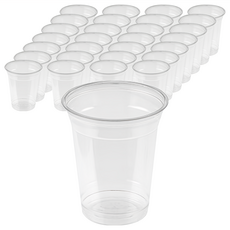 Tamsaa 透明PET冷飲杯 410ml 9.2 x 10.7cm, 50個, 1個