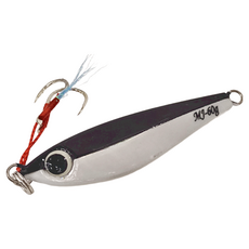 SAME 莎美 大肚魚鐵板 MINNOW JIG MJ-JIG, 日本藍夜光, 多種重量可選, #3 黑背白, 60g, 1個