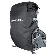 CASEMAN 卡斯曼 AOB戶外登山系列雙肩背包 AOB2 210D尼龍抗撕裂防水面料 附防雨罩, 黑色