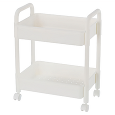 KEYWAY 聯府 大雙環二層活動架, 白色