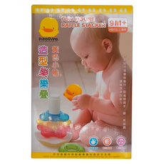 PiYOPiYO 黃色小鴨 造型樂樂疊 Set 9個月以上適用, 1組