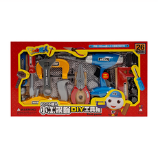 風車圖書 FOOD超人 小工程師DIY工具組 26件組, 1盒, Multicolor