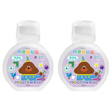 Applevia 蘋果吉兒 兒童漱口水，含氟化物+益生菌+木醣醇，無添加，葡萄口味, 300ml, 2個