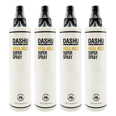 DASHU 男士超挺立定型噴霧 MEGA HOLD SUPER SPRAY, 含黑豆和明膠蛋白質, 250ml, 4件