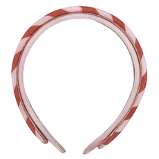 Grech&Co 髮箍2件組, 條紋粉, 13 x 12cm