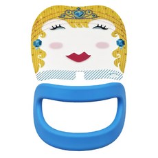 Papa Mama Cut 兒童剪髮面罩 16.7*17公分 12個月起適用, 01.金髮公主香菇頭, 1件