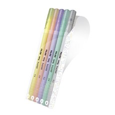 MILAN SWAY 粉嫩馬卡龍細字筆 0.4mm 5入 49g, 1組, 粉嫩馬卡龍色