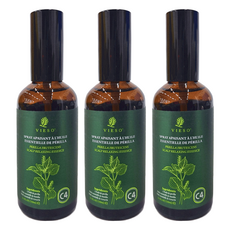 VIESO Spray Apaisant a L'huile Essentielle de Perilla 紫蘇頭皮舒緩原液, 100ml, 3瓶