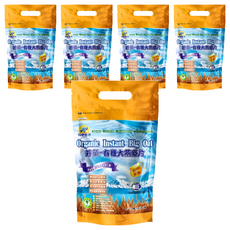 長青穀典 芬蘭有機即食大燕麥片, 富含膳食纖維,幫助消化, 908g, 5包