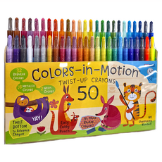 地球化學 德德小品集 旋轉蠟筆, 50色, 1盒