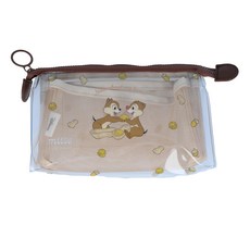 sun-star mitte幻彩柔漾萬用收納筆袋 奇奇蒂蒂,多層收納,透明設計, 1個, 混和顏色