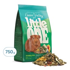 little onE 綠色山谷無穀天竺鼠飼料 750g, 1包